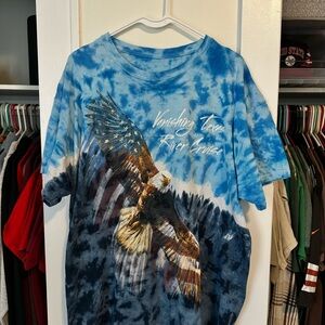 Texas Tie-Dyed Eagle Graphic Tee